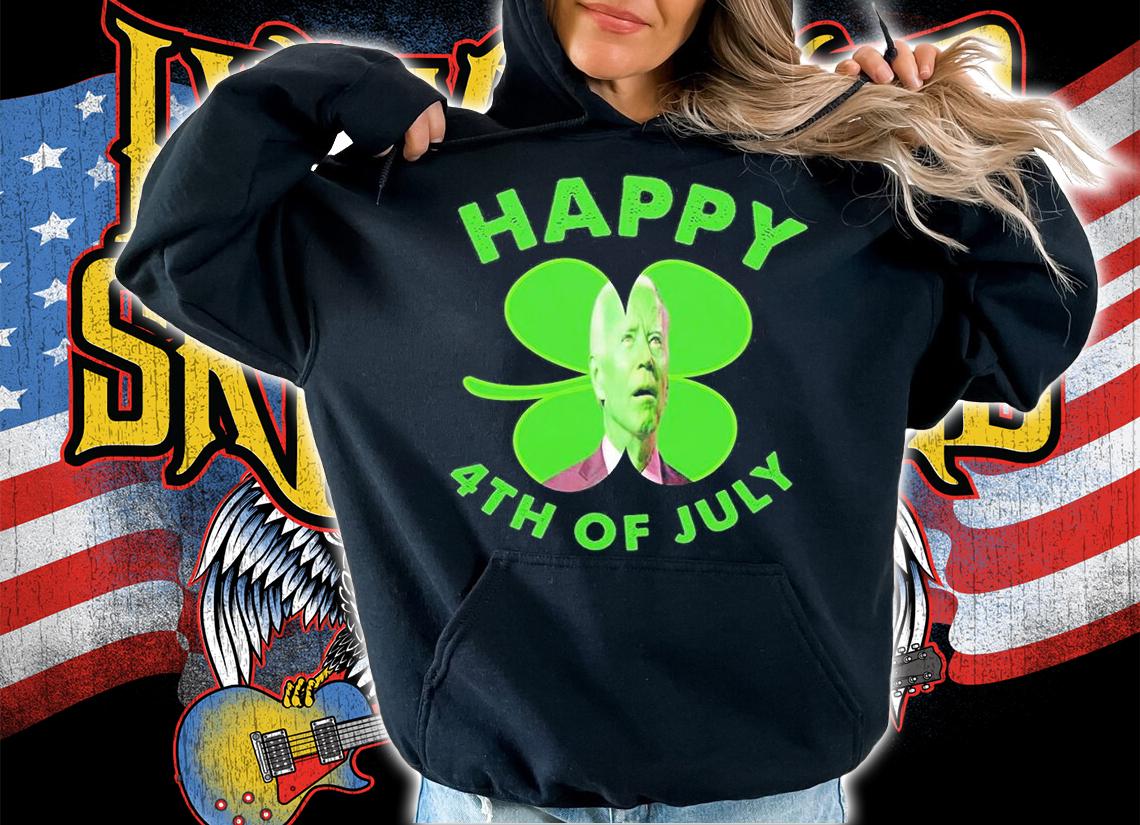 Funny Joe Biden Happy 4Th Of July Confused St Patrick's Day T-Shirt t-shirt hoodie