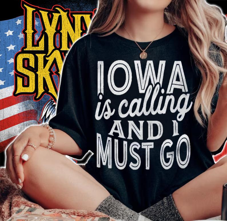 Iowa Is Calling And I Must Go Shirt (Gray) t-shirt woman shirt