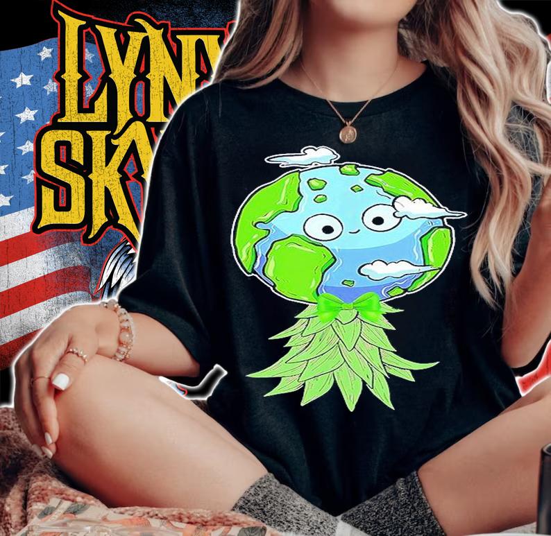 Mask Swinger Upside Down Pineapple Earth Day 2022 T-Shirt t-shirt