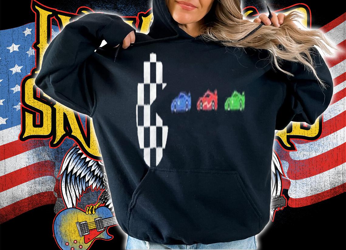 Pit Crew Car Racing Checkered Flag Racing Car Shirt t-shirt hoodie