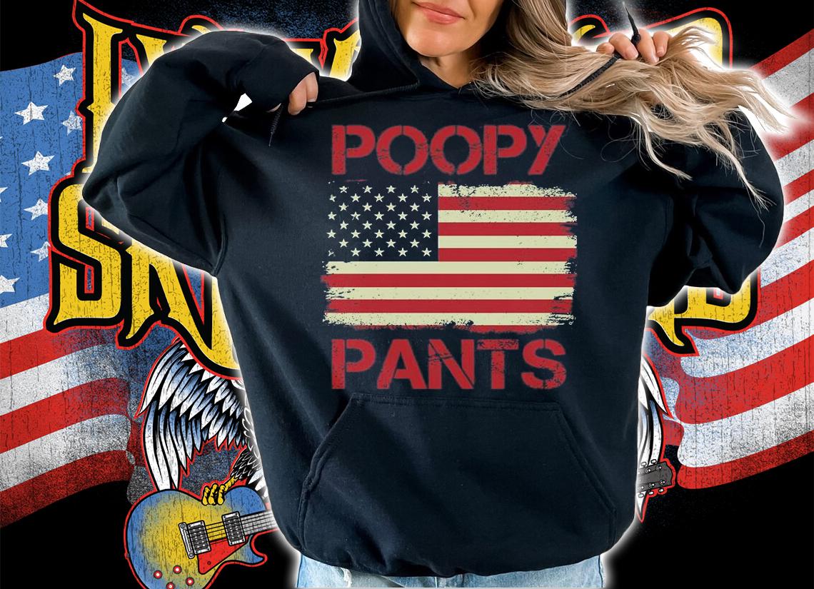 Poopy Pants Biden, Fjb, Lets Go Brandon, Fuck Biden, Joe Biden Sucks, Liberal T-Shirt t-shirt