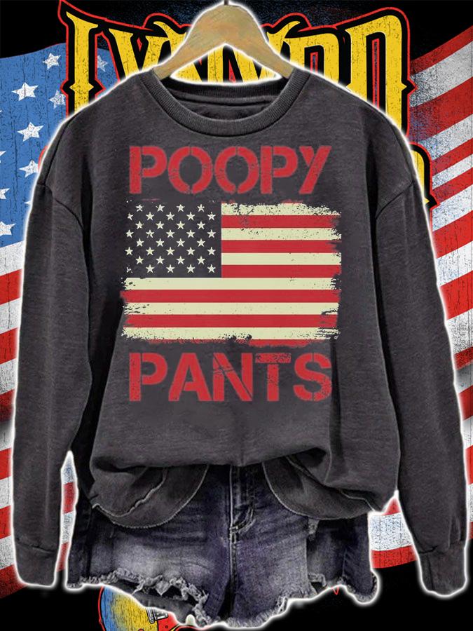Poopy Pants Biden, Fjb, Lets Go Brandon, Fuck Biden, Joe Biden Sucks, Liberal T-Shirt t-shirt