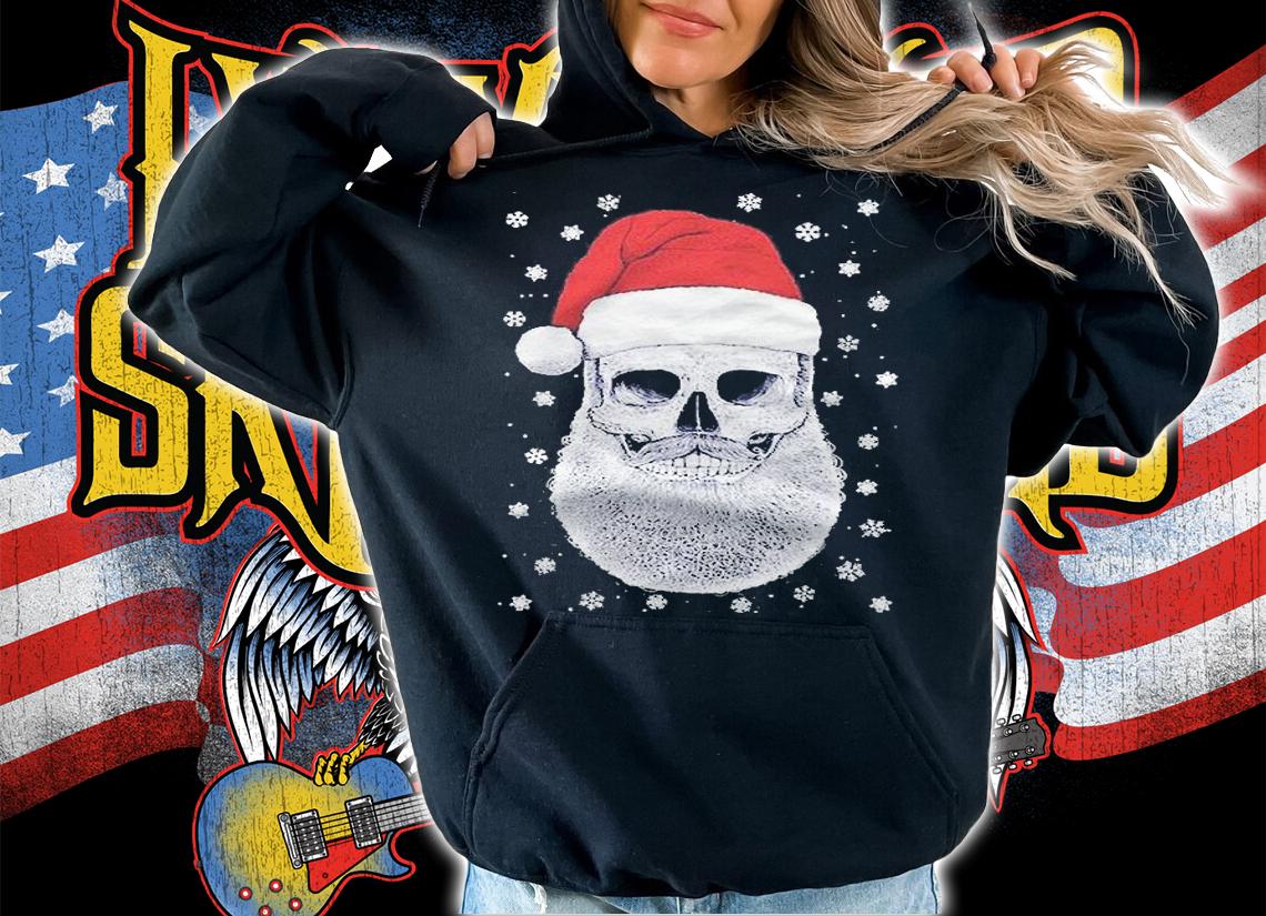 Santa Skull Merry Christmas Classic Shirt t-shirt