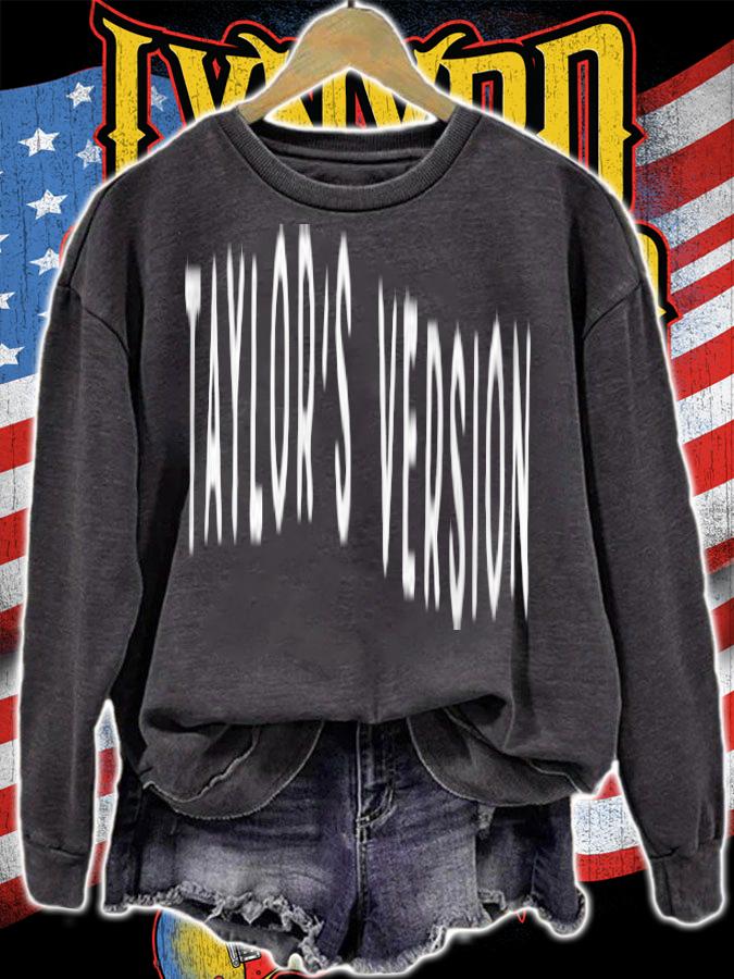 Taylor's version text logo 2022 T-shirt t-shirt sweatshirt