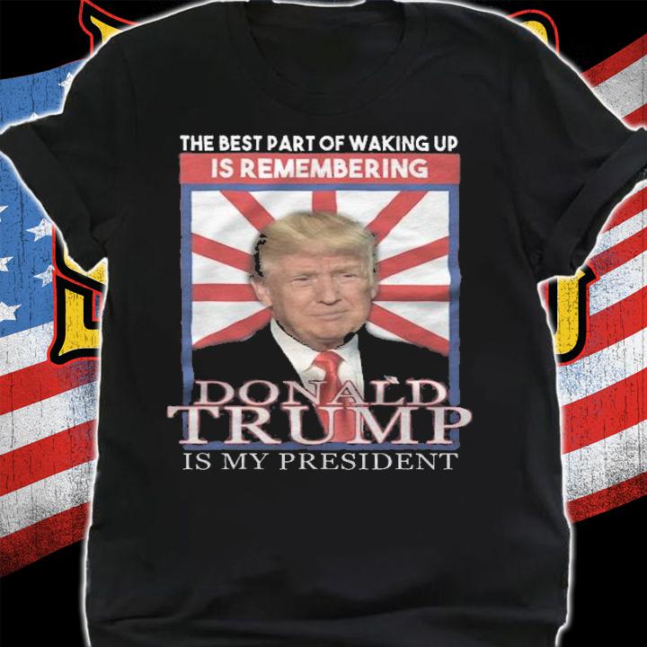 The Best Remembering Donald Trump Is My President T-Shirt t-shirt