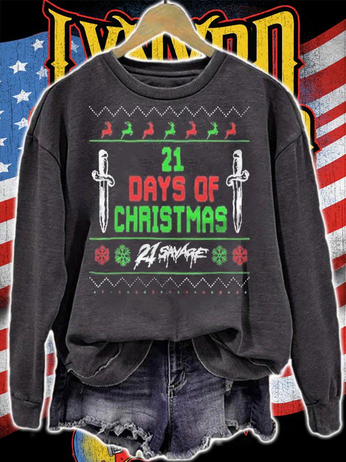 Ugly 21 Savage 21 days of Christmas T-shirt t-shirt