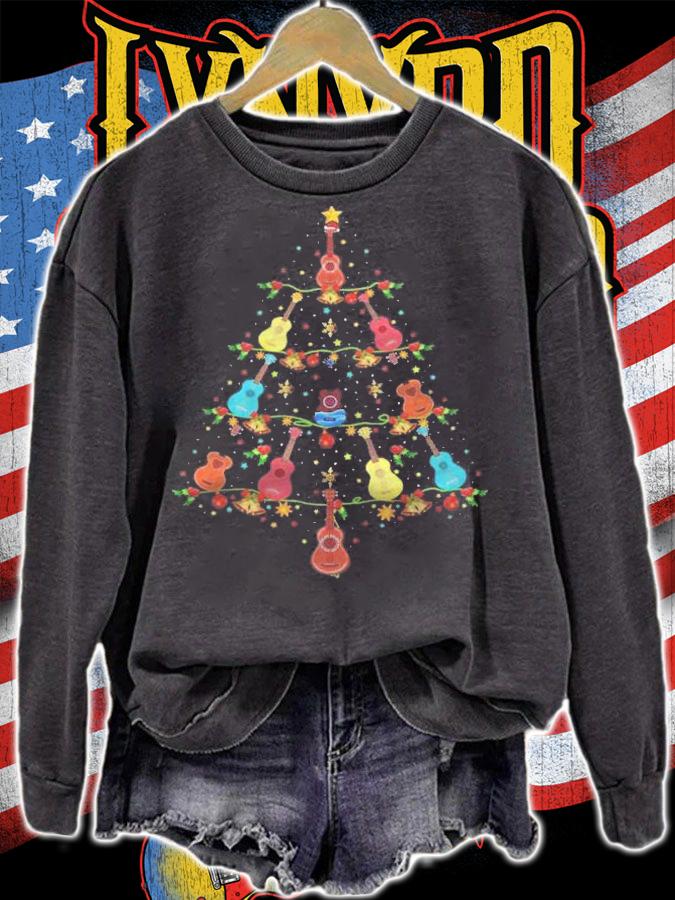 Ukulele Music Lover Xmas Gift Ukulele Christmas Tree Shirt t-shirt