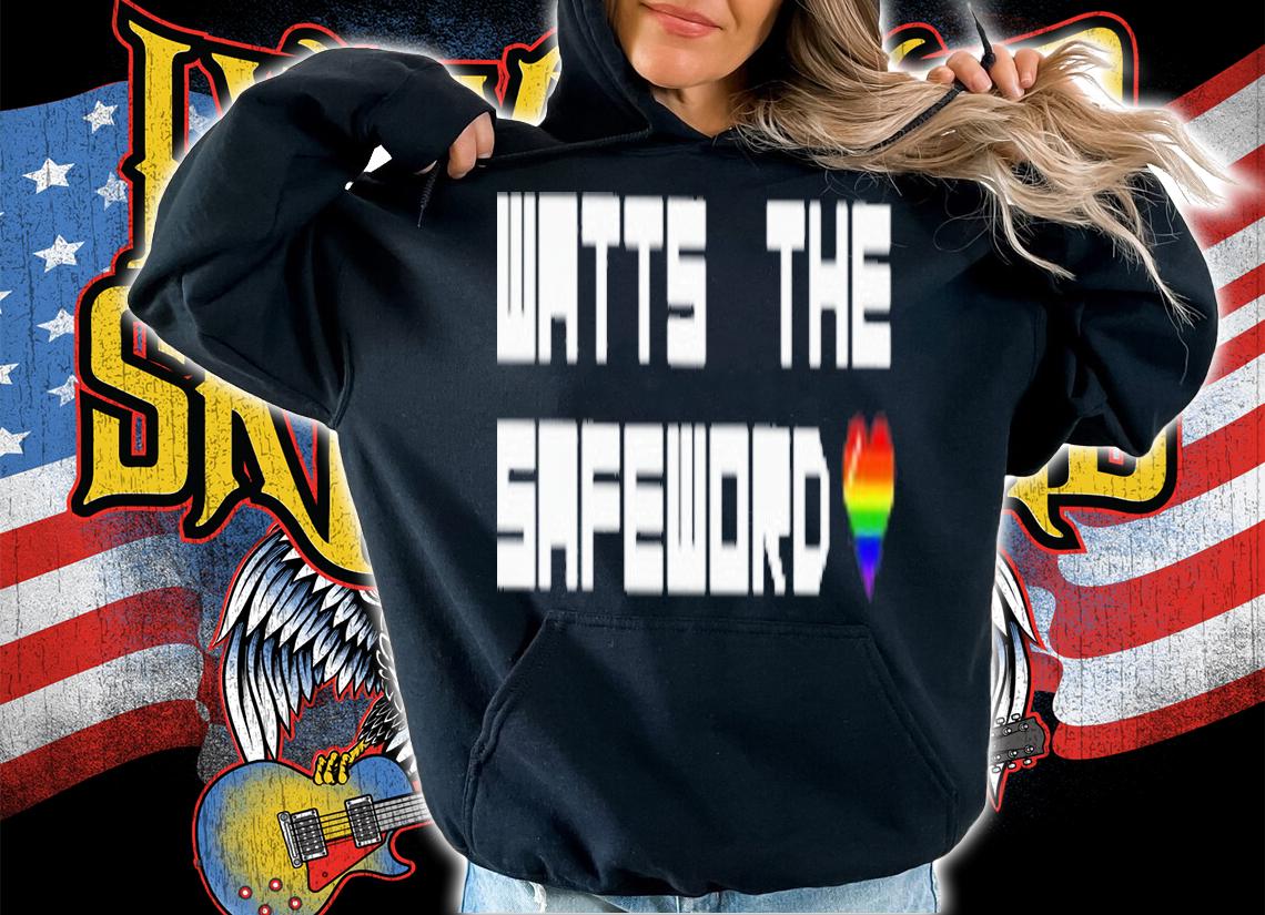 Watts The Safeword Pixel Pride Shirt t-shirt hoodie