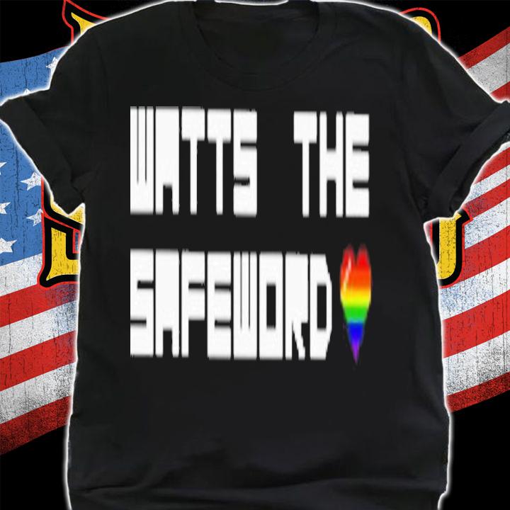Watts The Safeword Pixel Pride Shirt t-shirt shirt
