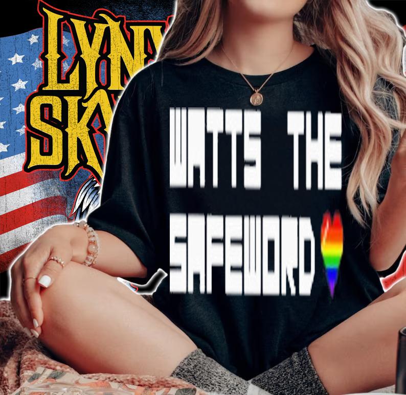 Watts The Safeword Pixel Pride Shirt t-shirt woman shirt