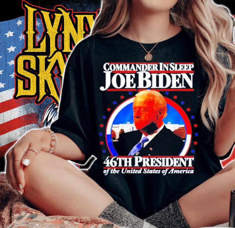 Commander In Sleep Joe Biden 46th President Of The United States Of America Shirt t-shirt woman shirt