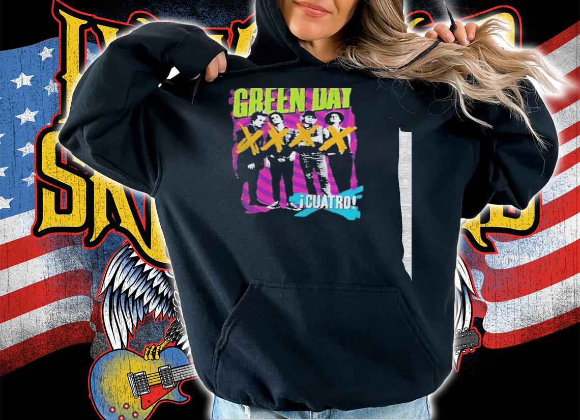 Green day cuatro hypno four shirt t-shirt
