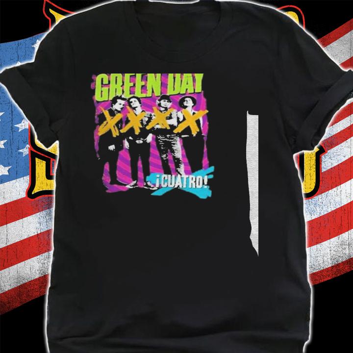 Green day cuatro hypno four shirt t-shirt