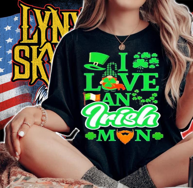 I Love A Irish Man St. Patrick's Day T-Shirt t-shirt woman shirt