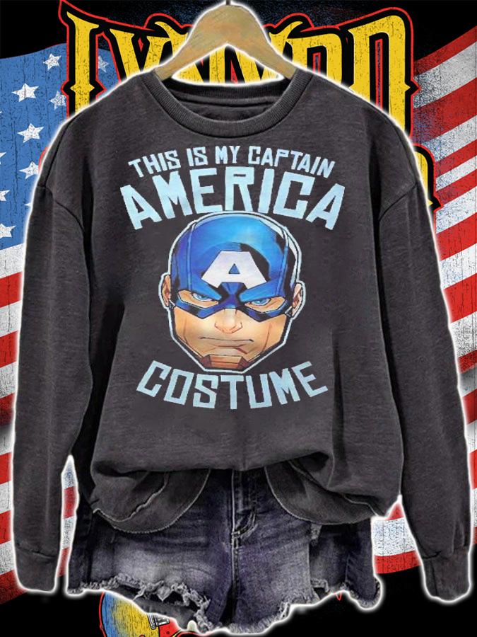 Marvel Captain America This Is My Costume Halloween Premium shirt t-shirt sweatshirt