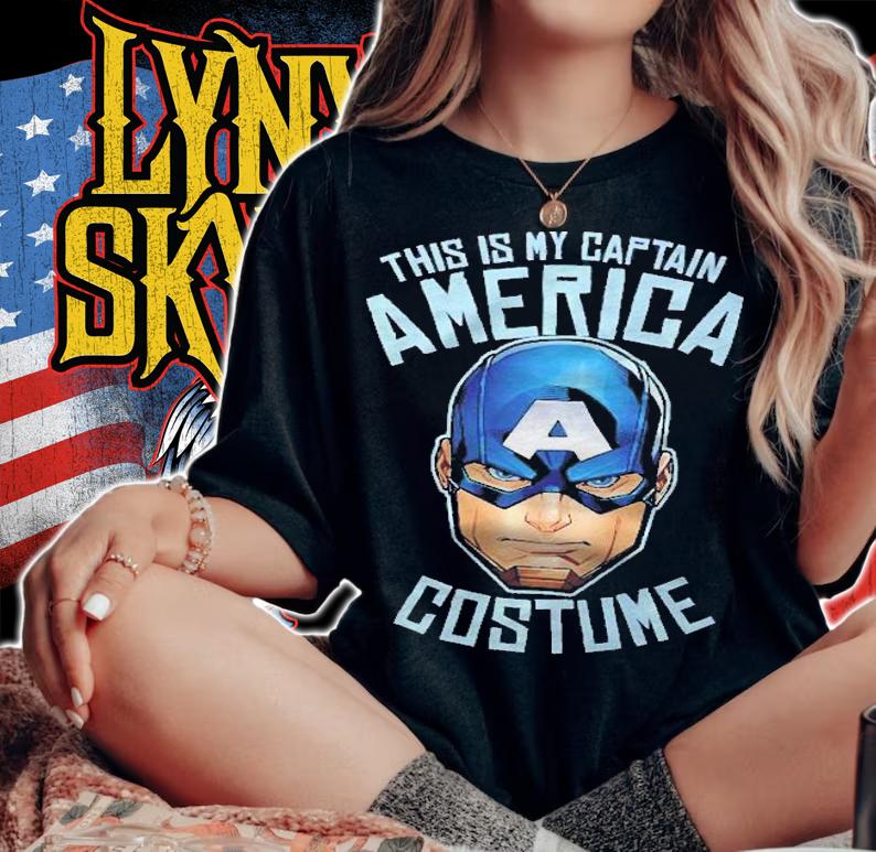 Marvel Captain America This Is My Costume Halloween Premium shirt t-shirt woman shirt