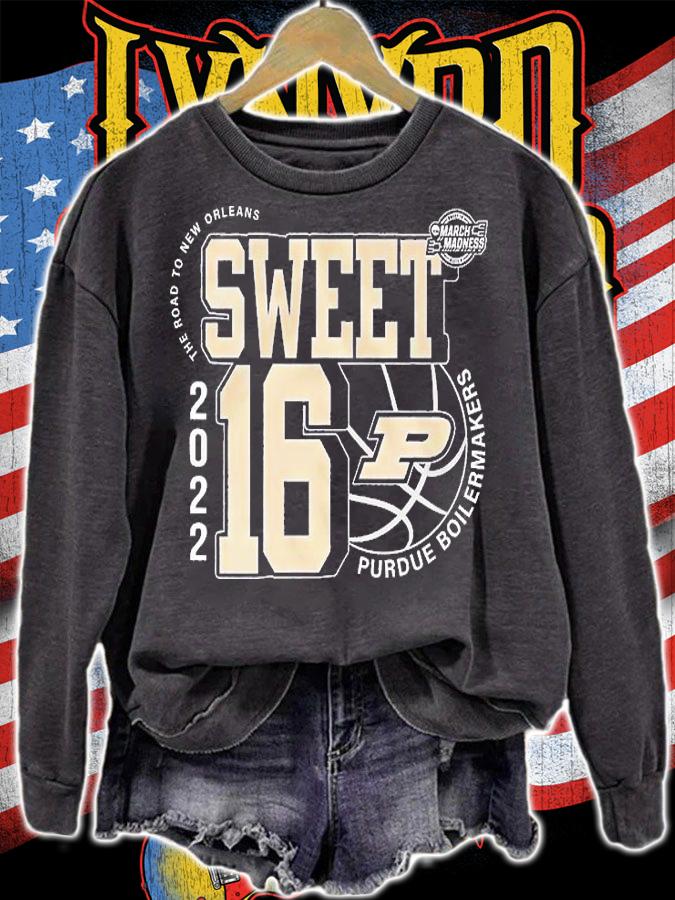 Purdue Boilermakers March Madness Sweet 16 NCAA The Road To New Orleans 2022 T-Shirt t-shirt