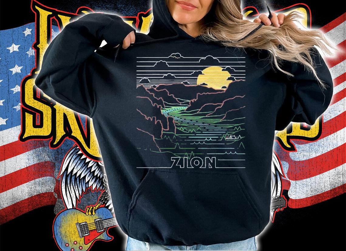 Vintage Zion National Park I Hiked Angels Landing Zion Utah Shirt t-shirt