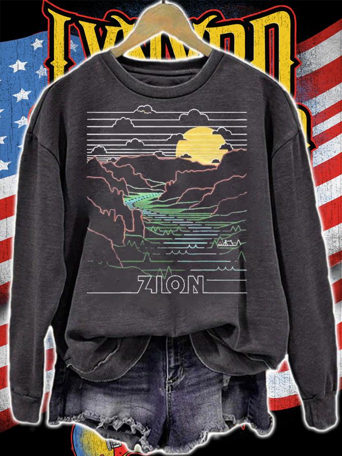 Vintage Zion National Park I Hiked Angels Landing Zion Utah Shirt t-shirt