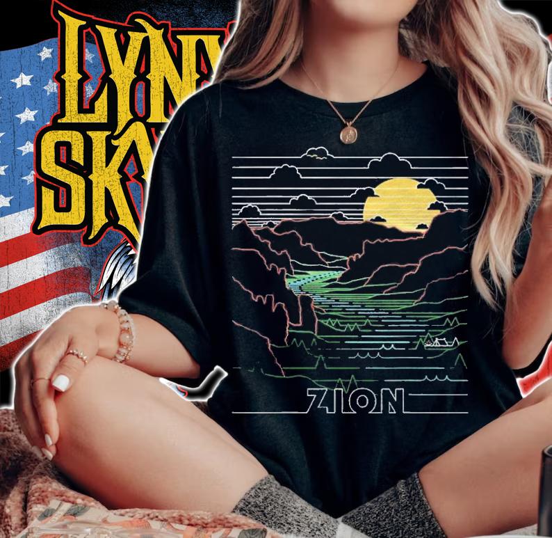 Vintage Zion National Park I Hiked Angels Landing Zion Utah Shirt t-shirt