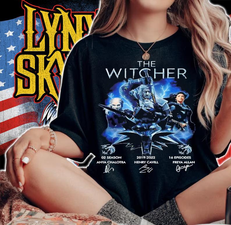 Official The Witcher 02 Season 2019-2021 16 Episodes Signatures Shirt t-shirt woman shirt