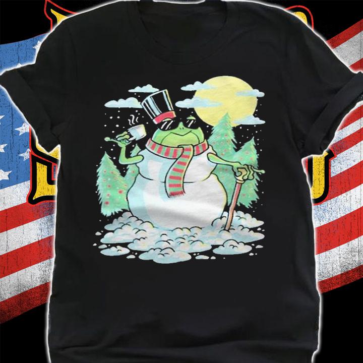 Snow Frog Christmas T-shirt t-shirt shirt