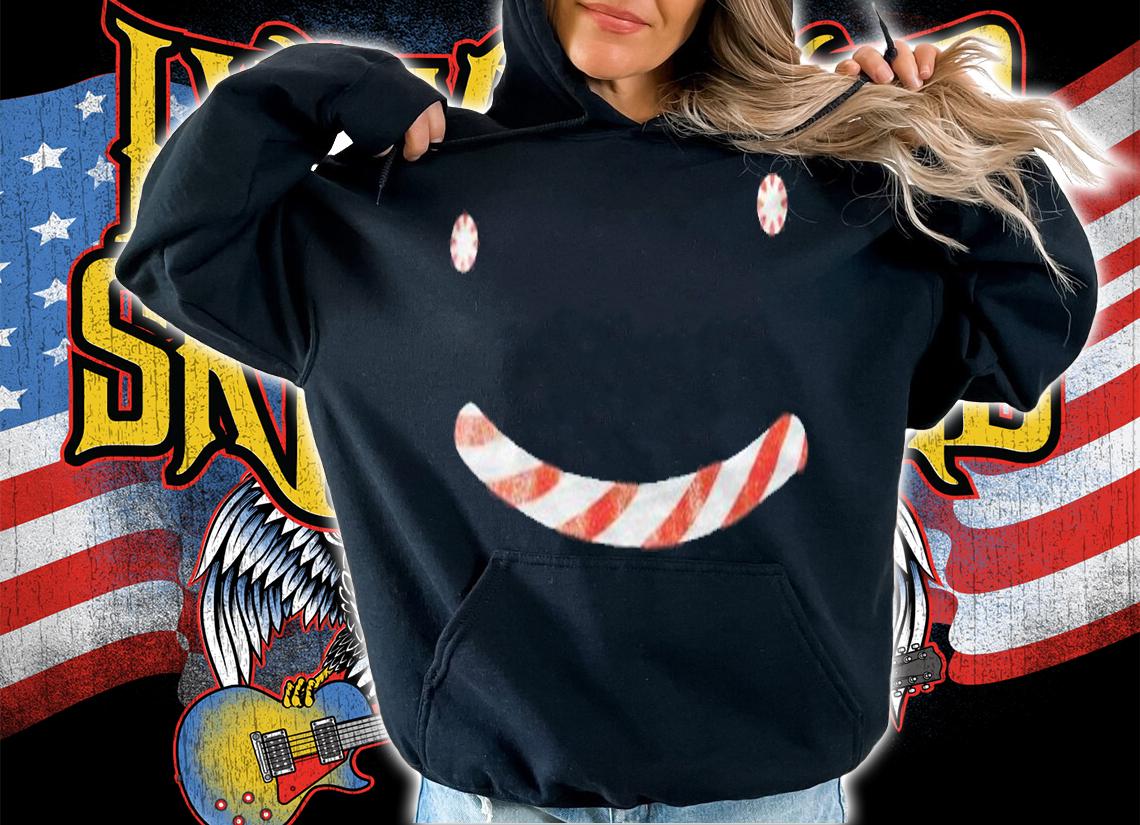 Dream Holiday Candy Cane Smile T-shirt t-shirt