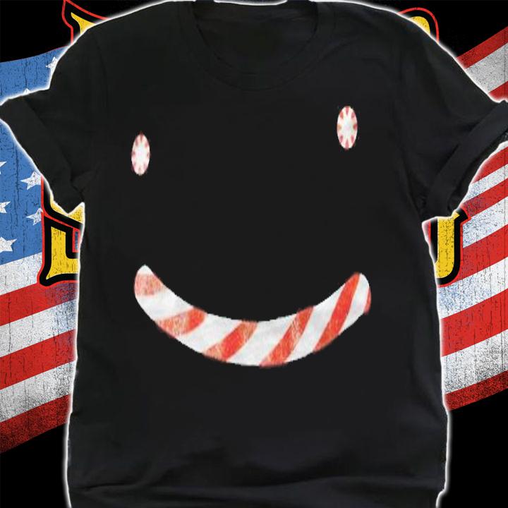Dream Holiday Candy Cane Smile T-shirt t-shirt