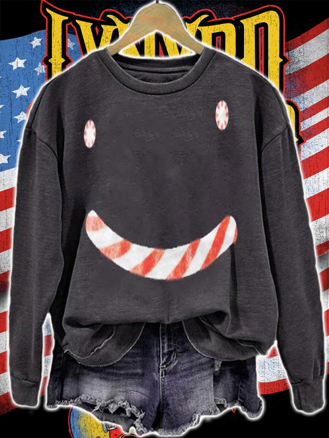 Dream Holiday Candy Cane Smile T-shirt t-shirt