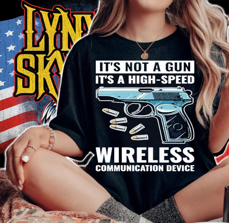 It's Not A Gun It's A Wireless Communication Device T-Shirt t-shirt
