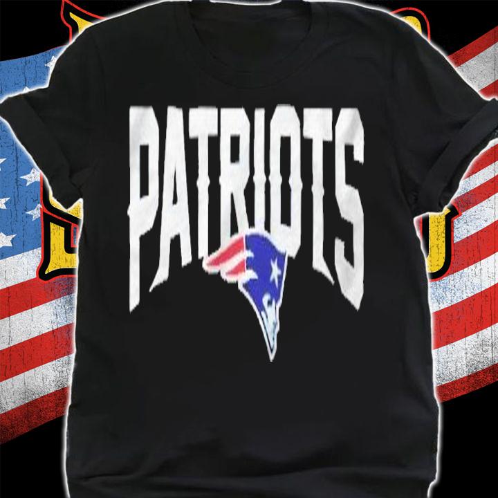 New England Patriots team logo football T-shirt t-shirt