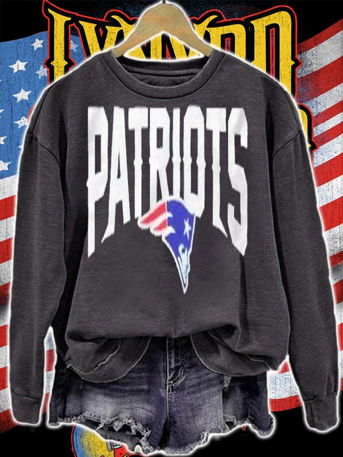 New England Patriots team logo football T-shirt t-shirt