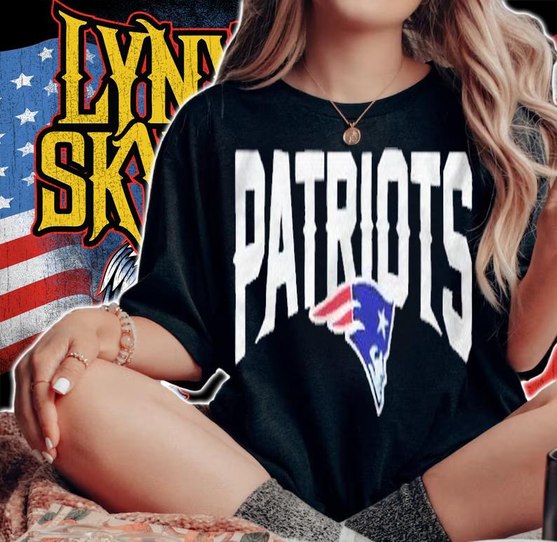 New England Patriots team logo football T-shirt t-shirt