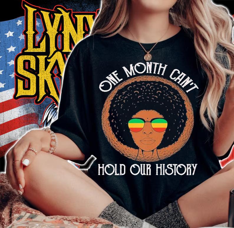 One Month Can't Hold Our History Vintage Black History T-Shirt t-shirt