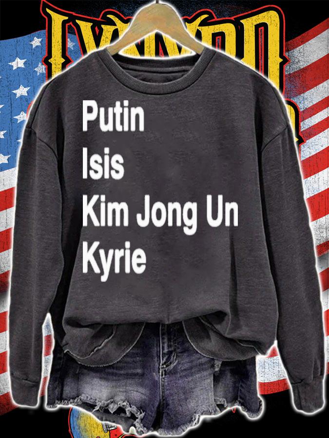 Putin Isis Kim Jong Un Kyrie 2022 Shirt t-shirt