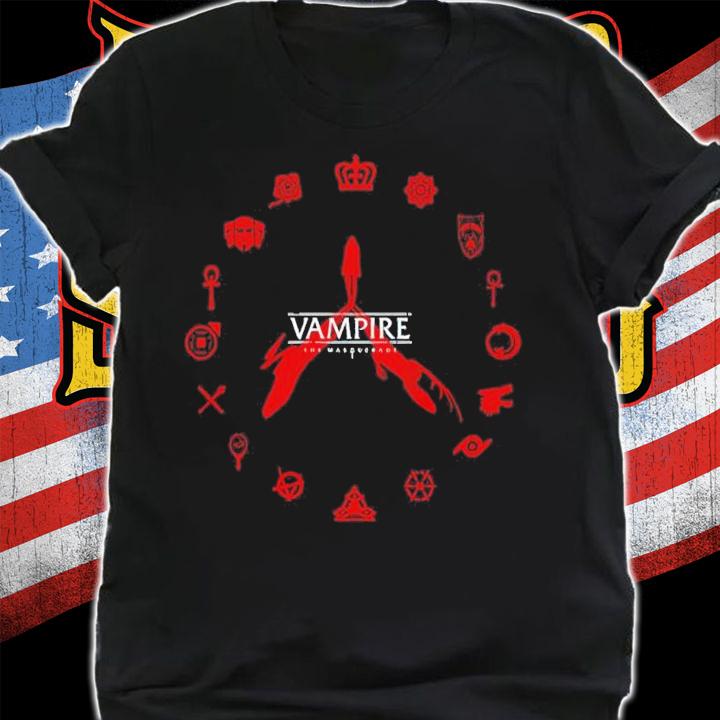 Vampire The Masquerade Clans Shadow shirt t-shirt