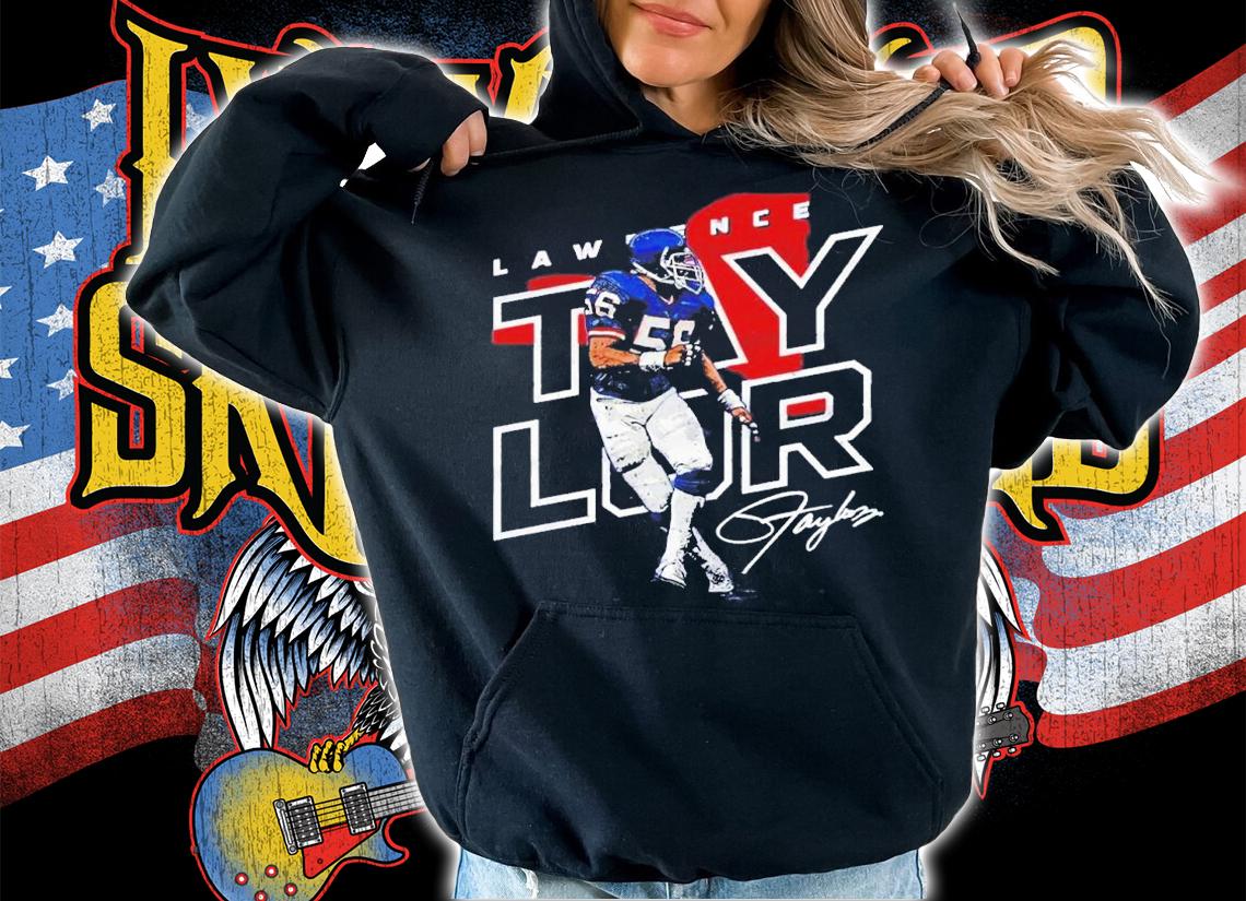 Lawrence Taylor New York Giants Signatures Shirt t-shirt hoodie