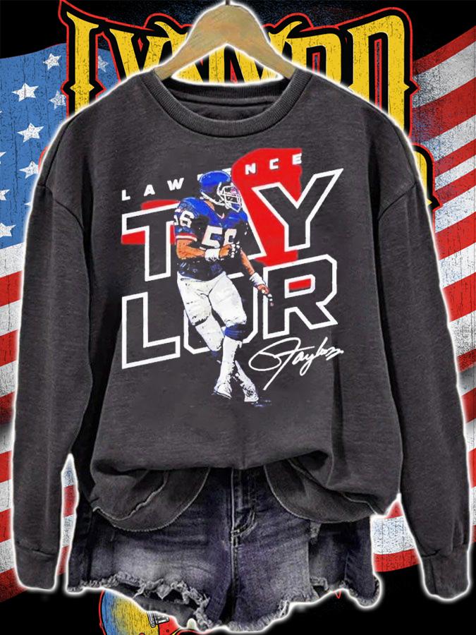 Lawrence Taylor New York Giants Signatures Shirt t-shirt sweatshirt