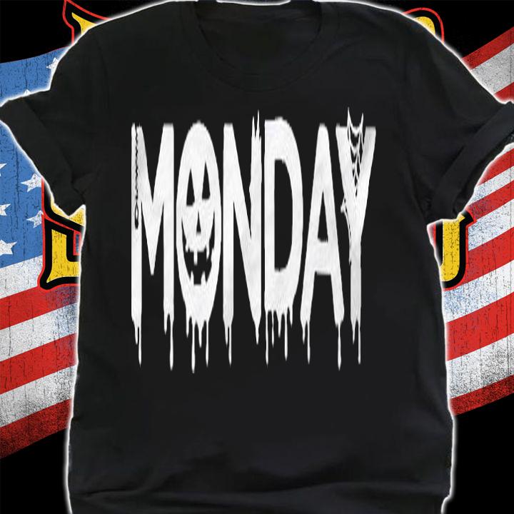 Monday Costume Funny Halloween Office Party Gag Work Shirt t-shirt