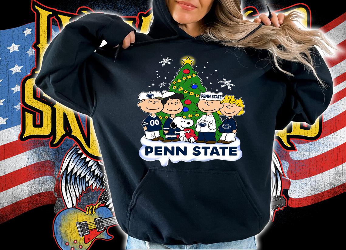Penn State Peanuts Snoopy Christmas Tree Penn State Nittany Lions t-shirt hoodie