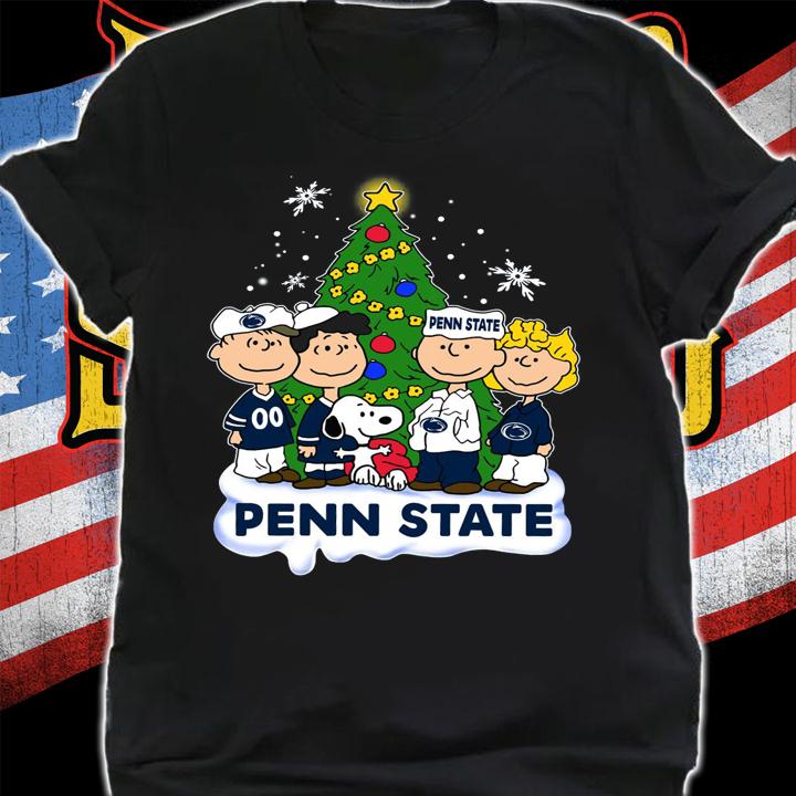 Penn State Peanuts Snoopy Christmas Tree Penn State Nittany Lions t-shirt shirt