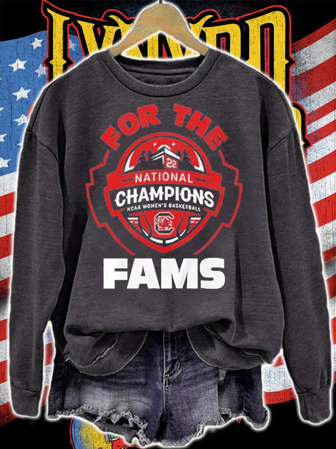 South Carolina For The Fams Champions NCAA Women's Basketball T-Shirt t-shirt sweatshirt