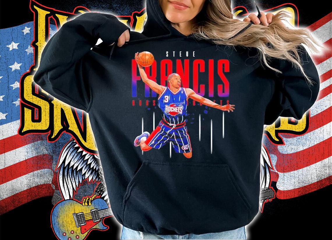 Steve Francis Houston Rockets Basketball Shirt t-shirt