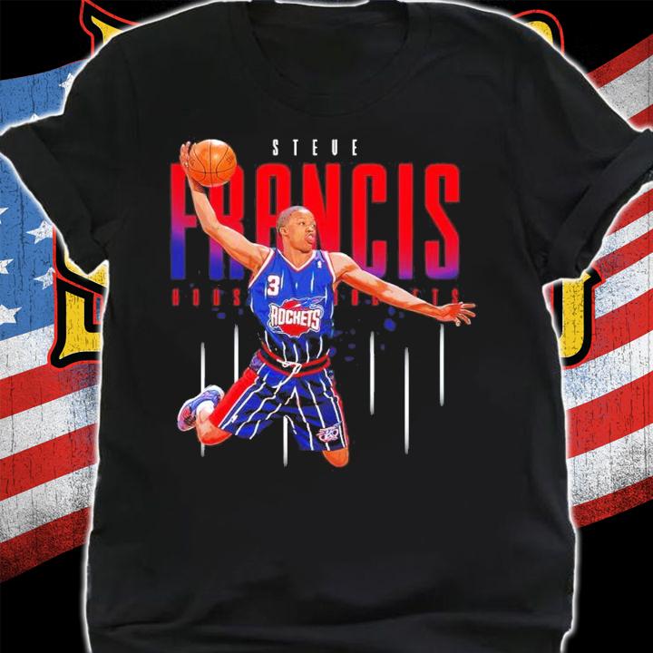 Steve Francis Houston Rockets Basketball Shirt t-shirt