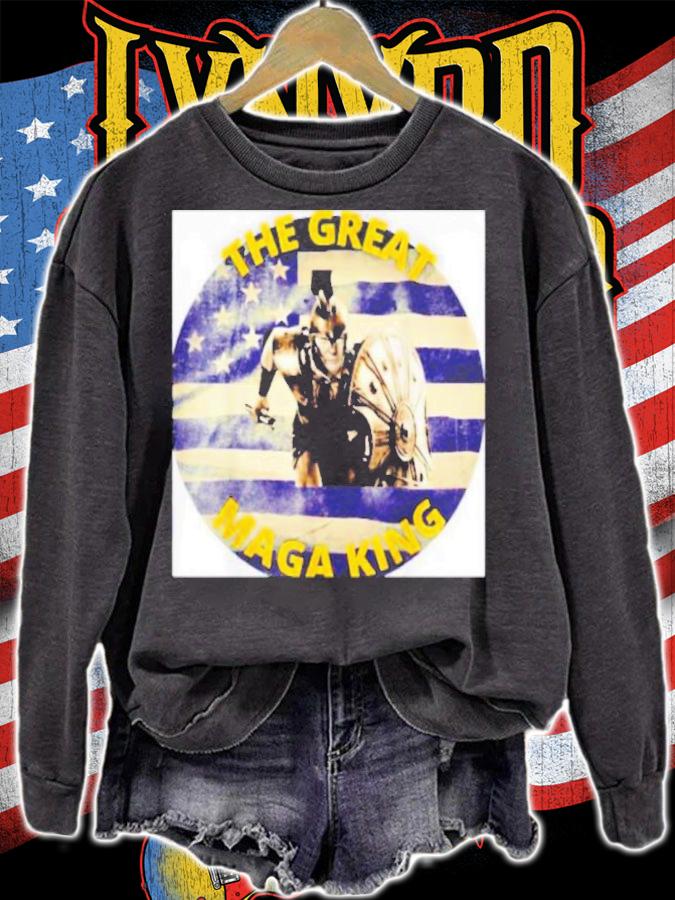 The Great MAGA King President Donald Trump Shirt t-shirt sweatshirt