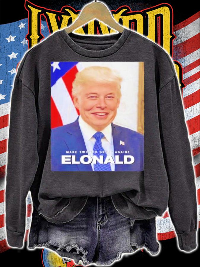 Make Twitter Great Again Elonald Elon Musk Shirt t-shirt sweatshirt