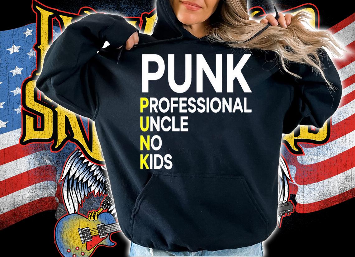 Punk Professional Uncle No Kids T-Shirt t-shirt
