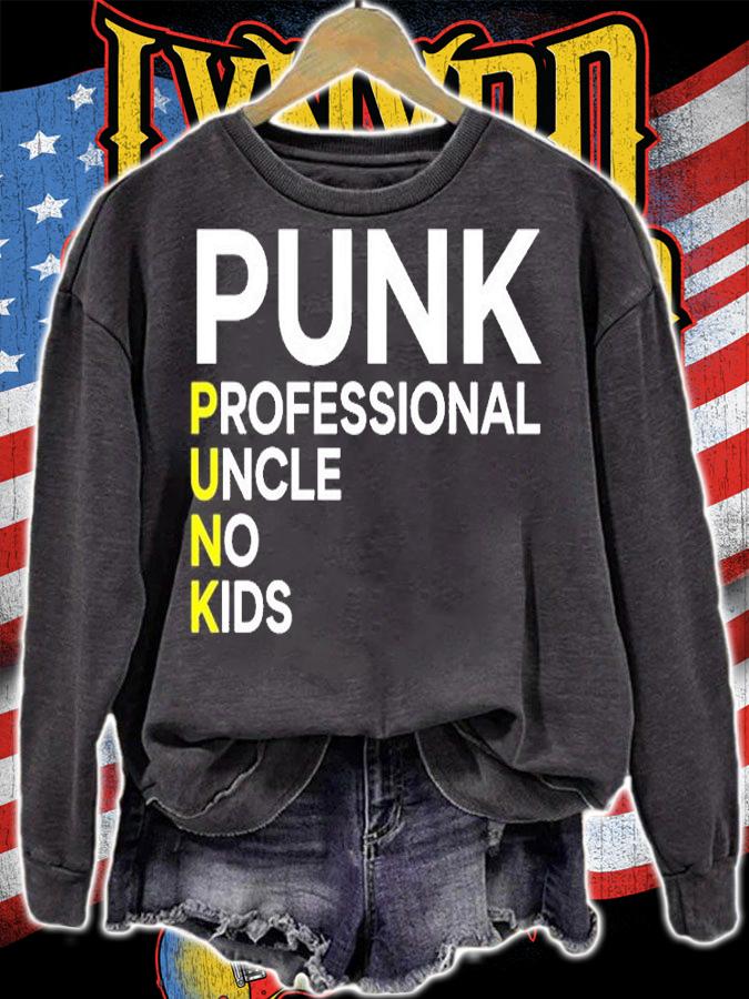 Punk Professional Uncle No Kids T-Shirt t-shirt
