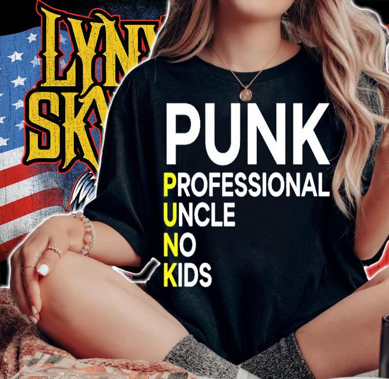 Punk Professional Uncle No Kids T-Shirt t-shirt