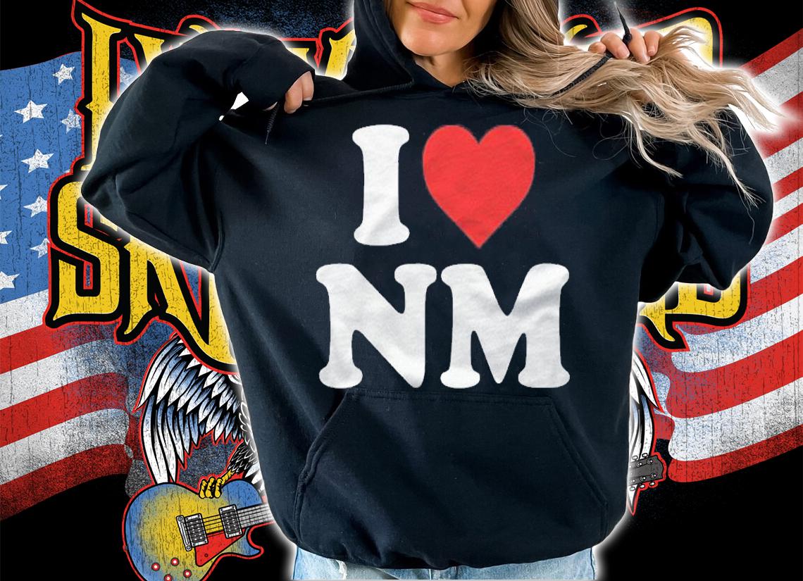 I Love Nm Heart New Mexico shirt t-shirt